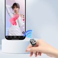 thumbnail image 3 of Wireless Bluetooth Finger Remote Control - Ring-Shaped Selfie Shutter, Page Turner for eBooks & Videos, Compatible with iOS Android, 10m Range, 48H Battery Life, 3 of 9