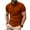 Brown, variant on AJZIOJIRO Men's Summer Lapel Cotton Shirt Tops Short Sleeve Pullover T-Shirts S-3XL Casual Tees Shirts