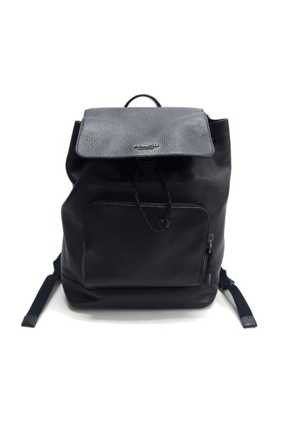 Pre-Owned Coach Turner Leather Backpack, Black, C1280