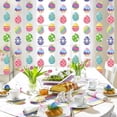 thumbnail image 5 of Easter Egg Party Decoration Garland - 8pcs Pastel Rainbow Spring Hanging Paper Streamers, Kids Birthday Favors Gifts Classroom Supplies Banner,Indoor Outdoor Decor, 5 of 6