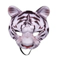 thumbnail image 3 of Mascarilla cara de tigre creativa Hugo Accesorios de Halloween de tigre Blanco, 3 of 8
