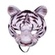 thumbnail image 3 of Mascarilla cara de tigre creativa Hugo Accesorios de Halloween de tigre Blanco, 3 of 8