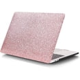 thumbnail image 1 of Compatible with MacBook Pro 13 Inch Leather Case 2019 2018 2017 2016 Release A1706 A1708 A1989 A2159, MacBook Hard PC Protective Case Rubberized Cover for MacBook Pro 13.3", Pink, 1 of 7