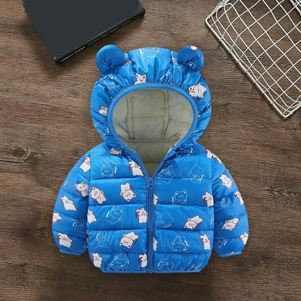 Girls Clothes Boys And Girls Winter Coat Waterproof Fleece Lined Thick Down Coats Puffy Cotton Jackets With Hood Baby Clothes for Girls on Clearance Walmart