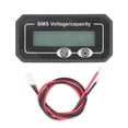thumbnail image 2 of Lithium Battery , Voltage Capacity Tester Clear Display Screen 8-99.9V With Cable For Electric Vehicle Battery Packs, 2 of 8