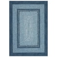 thumbnail image 3 of GlowSol 6'x9' Area Rug Washable Modern Braided Print Rugs for Living Room Bedroom Non Slip Low Pile Soft Foldable Accent Rug, Gray Blue, 3 of 7