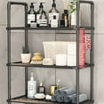 thumbnail image 4 of Over The Toilet Storage, 3-Tier Over-The-Toilet Space Saver Organizer Rack, Stable Freestanding Above Toilet Stand For Bathroom, Restroom, Laundry, 4 of 7