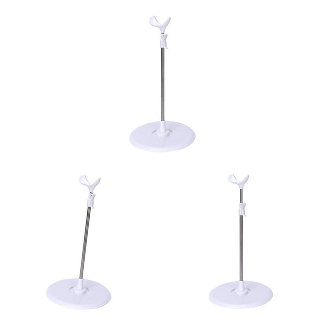 Soporte de exhibición 3x Baoblaze organizador de base de plástico para decoración del hogar para muñecas de 36/42/48/60 cm Soporte de muñeca portátil BJD