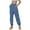 a-Blue28166, variant on VNKIDY Women's Casual Pants Solid Color Loose Fit Cargo Sweatpants Elastic Waisted Drawstring Trousers With Multiple Pockets For Streetwear Casual Style Stylish Pants