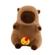 thumbnail image 3 of Juguete de peluche suave, juguete de peluche de capibara, peluche de capibara realista y cómodo, muñeca de capibara para adultos, 3 of 9