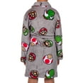 thumbnail image 4 of Nintendo Boys' Super Mario Yoshi and Super Mushroom Kids Plush Fleece Robe Pajama Lounge Bathrobe, 4 of 5