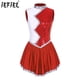thumbnail image 2 of Vestido de patinaje artístico para mujer, leotardo de gimnasia, falda tutú de Ballet, traje de baile con lentejuelas brillantes, uniforme de porristas, traje de baile, 2 of 5