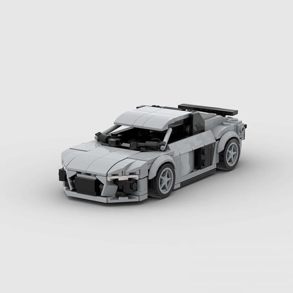 MOC Car Technical Speed Champions Super Race Vehicle Building Block Racing Brick Christmas Thanksgiving Day Gift City