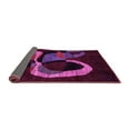 thumbnail image 2 of Ahgly Company Indoor Round Oriental Pink Modern Area Rugs, 7' Round, 2 of 4