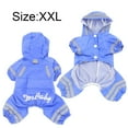 thumbnail image 2 of Ropa para mascotas mascota impermeable de cuatro patas perro lindo protector solar impermeable para perros MFZFUKR xxl, 2 of 6