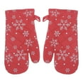 thumbnail image 3 of Cotton Oven Mitt (Snowflakes) - Set of 2, 3 of 4