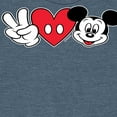 thumbnail image 3 of Mickey & Friends - Peace Love Mickey - Toddler And Youth Short Sleeve Graphic T-Shirt, 3 of 5
