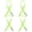 Light Green, variant on GETAJGHSD 4Pcs Replacement Foot Pedal Straps Bicycle Toe Clips with Clamp Lock for Cycling Yellow