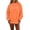 Orange #024, variant on Women Colorblock Polka Dot Oversized Sweatshirt Y2k Drop Shoulder Long SLeeve Crewneck Casual Loose Fall Pullover Tops