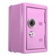 thumbnail image 3 of Caja fuerte de metal peque?a, caja de almacenamiento de dinero para ni?os, caja de dinero con mini l ento de cambio extraíble(rosado) caja de seguridad Spptty Como se muestra en la descripción, 3 of 7
