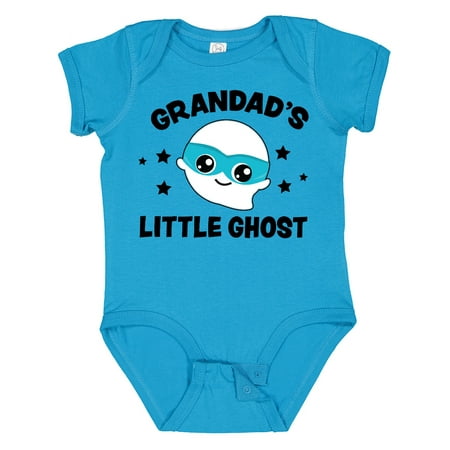 

Inktastic Cute Grandad s Little Ghost with Stars Boys or Girls Baby Bodysuit