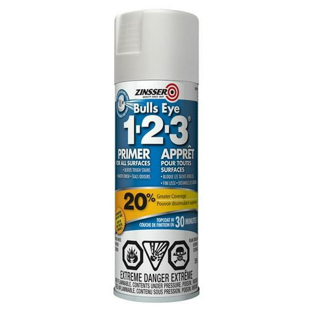 Zinsser Bulls Eye 1-2-3 Water Base White Primer Sealer