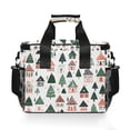 thumbnail image 7 of FORMRS Insulated Cooler Bag 24 Cans Capacity Soft Leakproof Lunch Box with Side Pockets, Orange Christmas House, 7 of 7