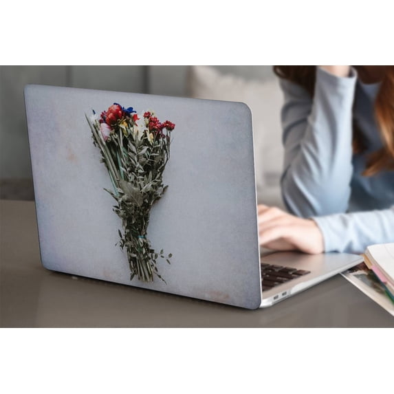 KSK KAISHEK Hard Case Shell Cover for MacBook Air 13.6" m2 with Retina Display Touch ID Type C Model: A2681 (Rose series 0346)