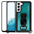 thumbnail image 1 of Funda para SAMSUNG S22 Wol Mot con Mica 9D Uso Rudo Destapador Verde, 1 of 7