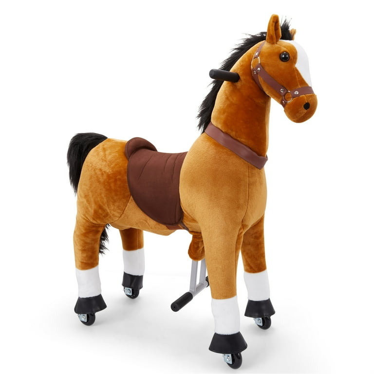 Lil' Jumbl Ride-On Horse Toy with Sounds and Wheels for Kids