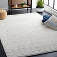 thumbnail image 2 of SAFAVIEH Natura Fredrick Striped Runner Rug, Ivory/Light Grey, 2'3" x 11', 2 of 10