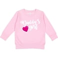 thumbnail image 2 of Inktastic Valentine's Day Daddy's Girl with Heart Toddler Sweatshirt, 2 of 4