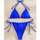 thumbnail image 3 of Women's Swimwear 2 Piece Bra Thong Beachwear Lace Up Sexy Bikini, 3 of 4