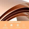 thumbnail image 3 of Copper Sheet Roll 2000mm x 100mm x 0.05mm, 99.9% Pure Copper Strip Copper Flashing Metal Foil Plate for DIY Projects, 3 of 6