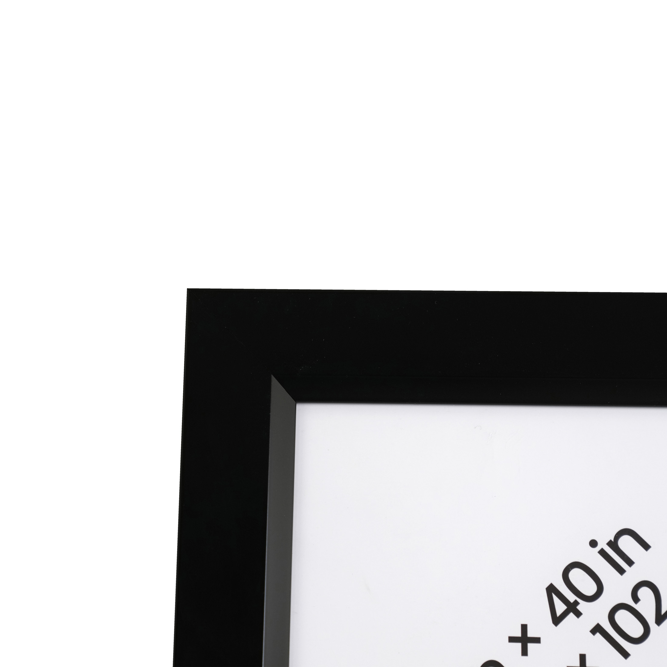 Studio Decor 27" x 40" Black Poster Frames - Large Wall Frame Set for Digital Prints, Posters & Artwork, Polystyrene Face with MDF Backing, 6 Pack
