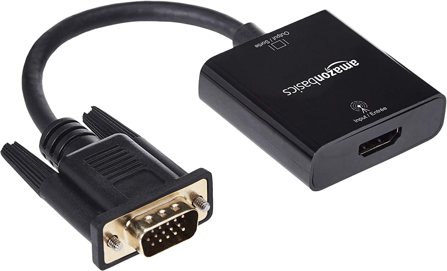 Gold-Plated HDMI (Female) VGA Adapter 3.5mm Audio Port from HDMI to VGA) - Walmart.com