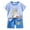 BJUTIR413-Light Blue, variant on BJUTIR Toddler Boys Clothes Set Summer Cartoon Printed Short Sleeved Tops And Shorts 2Pc Outfit Regular Fit Clothing Set Size 18-24 Months