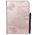 thumbnail image 5 of Galaxy Tab A 8.0-inch SM-T350/ SM-P350 Case, Allytech Embossed with Butterfly Series Folio Smart Wallet Case with Cards/Cash Holder for Samsung Galaxy Tab A 8.0" Tablet(SM-T350/ P350), Rosegold, 5 of 7
