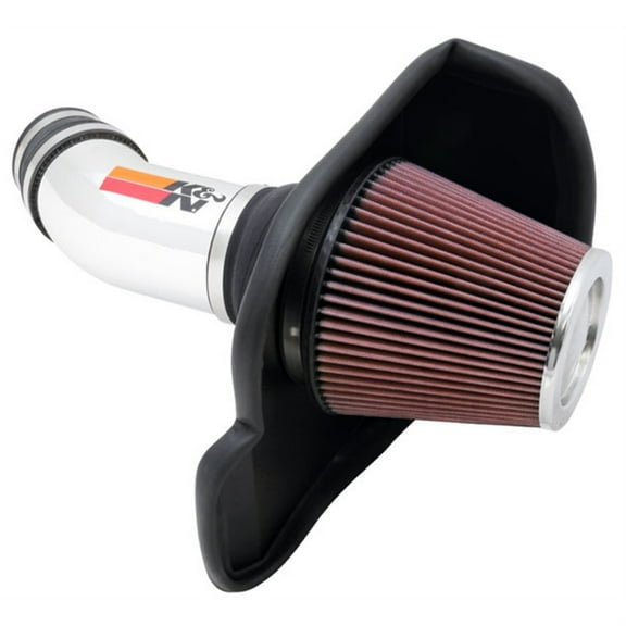 K&N 69-2545TP Typhoon Cold Air Intake System Polished Fits select: 2017-2023 DODGE CHALLENGER, 2012-2023 DODGE CHARGER