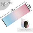 thumbnail image 5 of Yayeee Runner Rug for Bedroom 2'x6' Machine Washable Hallway Non Slip Mat, Light Pink Gradient, 5 of 8
