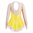 thumbnail image 4 of MSemis Girls Long Sleeve Skirted Keyhole Back Leotards, 4 of 6