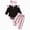 H233-Pink, variant on masbird Newborn Baby Girl Outfits Print Romper Pants Headband 3pcs Clothes Set Fall Winter 0 3 6 12 18 24 Months,Pink,0-3 M