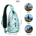thumbnail image 5 of Crossbody Sling Backpack for Women Men Swimming Sharks Decorations Shoulder Sling Crossbody Casual Chest Bag for Travel Sports Running Hiking, 5 of 6