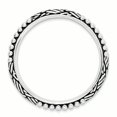 thumbnail image 2 of Bague à Motifs Antique en Argent Sterling Stackable Expressions Taille 8, 2 of 3