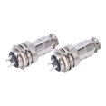 thumbnail image 4 of Aviation Plug Connector, Stable Copper Silver Plated Contact Airproof Easy To Operate Zinc Alloy Shell Metal Socket Connector  For Mechnical Equipment ANGGREK 4 pines, 4 of 8
