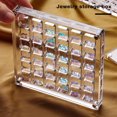 thumbnail image 2 of Acrylic Nail Rhinestone Box Grid Easy Access Clear Storage Tool Organizer Eco-friendly Nail Rhinestone Box, 2 of 8
