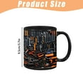 thumbnail image 3 of Mechanic Mug, Funny Ceramics Toolbox Coffee Mug, Creative Mechanic Coffee Cup, Cool Gifts for Men, Dad, Husband, Grandpa, Handyman and Mechanics, Suitable for Christmas and Birthday Gifts, 11 oz, 3 of 7