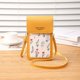 thumbnail image 5 of 2023 Fashion Flower Printing Mini Touch Screen Mobile Phone Bag For Iphone 15 14 13 12 11 Pro Max 6 6S 7 8 Plus X XR XS Max Case, 5 of 5