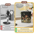 thumbnail image 4 of ZIATUBLES Ice Cream Machine Cover Stain Resistant Kitchen Appliance Protector with Front Pockets Countertop Decorative Accessories, 15.35" x 9.84" x 18.11", Mushroom Flower Moon Star, 4 of 6