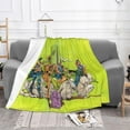 thumbnail image 2 of Blanket JoJo's Bizarre Adventure Soft and Comfortable Warm Fleece Throw Blankets Yoga Blankets Beach Blanket Picnic Blankets Gift for Dorm Room Office Decor Sofa Bed Camping Travel All Season 80"x60", 2 of 9